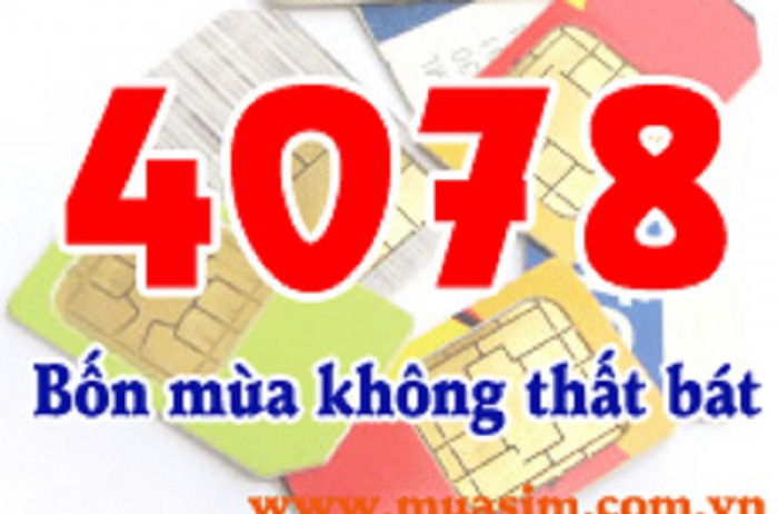 Chon mua sim 4078 tại Hà Nội và tphcm