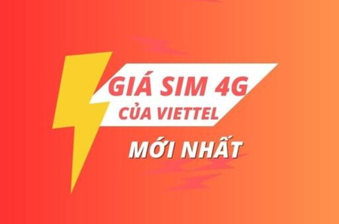 Giá sim 4G của Viettel là bao nhiêu? Các gói 4G Viettel giá rẻ 2023