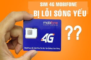 Sim 4G Mobifone bị lỗi sóng yếu và cách khắc phục hiệu quả 100%